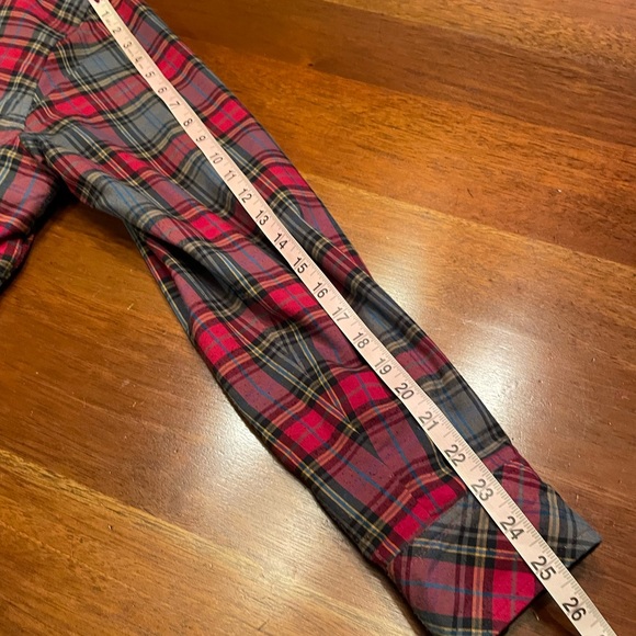 Large United By blue Reversible Jacket Red Plaid Tartan Solid Black - Picture 12 of 13